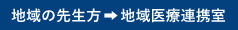 地域の先生方→地域医療連携室