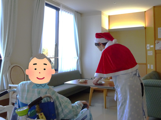 ボランティアさんのティーサービスです